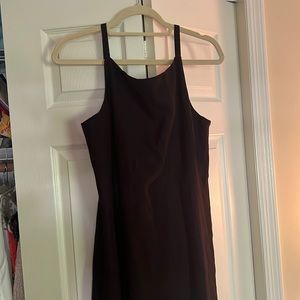 Dana buchiamo perfect summer black dress. Linen and lined.